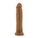 Dr. Skin Dr. Henry Dildo With Suction Cup Silicone 9 In. Mocha - SexToy.com