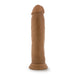 Dr. Skin Dr. Henry Dildo With Suction Cup Silicone 9 In. Mocha - SexToy.com