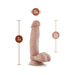 Dr. Skin Dr. Mark 7 In. Dildo With Balls Beige - SexToy.com