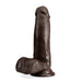 Dr. Skin Plus Posable Dildo With Balls 7 In. Chocolate - SexToy.com