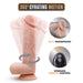 Dr. Skin Silicone Dr. Ethan Rechargeable Remote-controlled 8.5 In. Gyrating & Vibrating Dildo Beige - SexToy.com