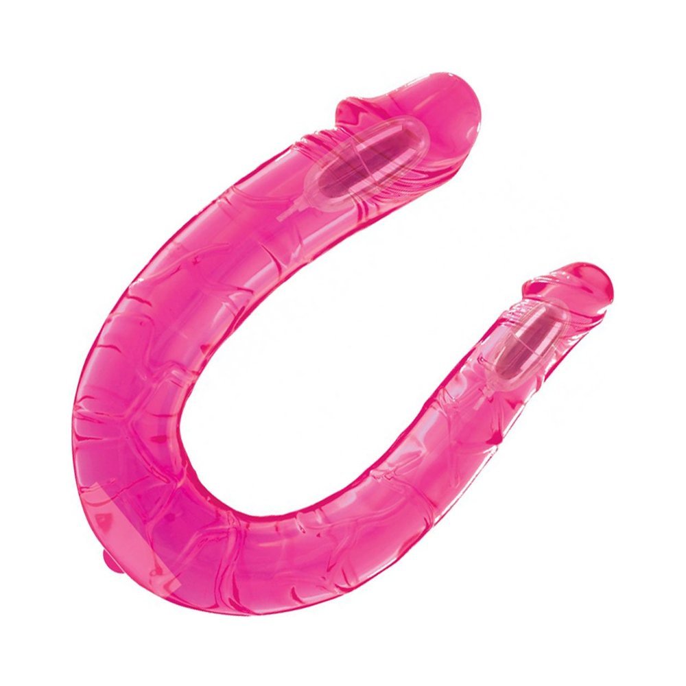 Dual Pleasure Frenzy Pink Double Dong — SexToy.com