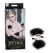 Entice Feather Nipplettes Nipple Clamps Black | SexToy.com