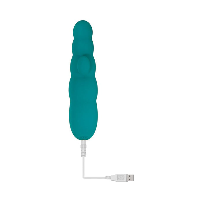 Evolved G-spot Perfection Silicone Rechargeable Teal - SexToy.com