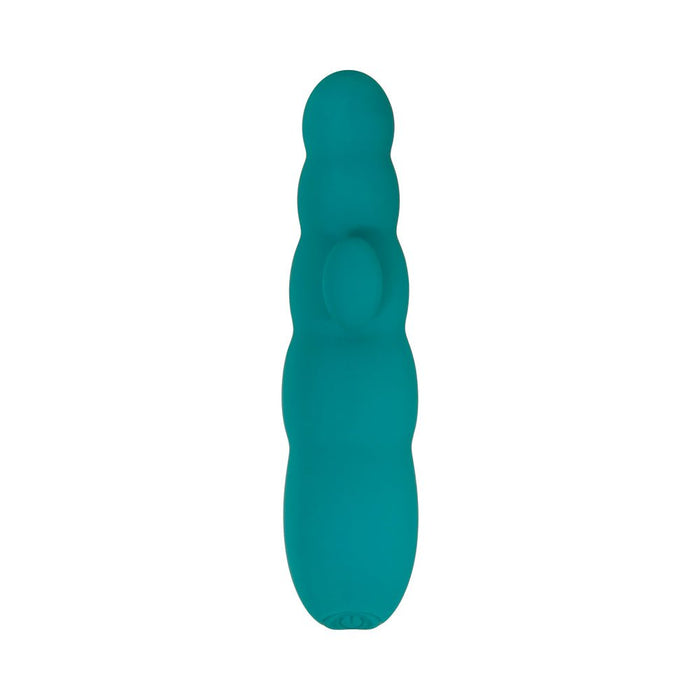 Evolved G-spot Perfection Silicone Rechargeable Teal - SexToy.com