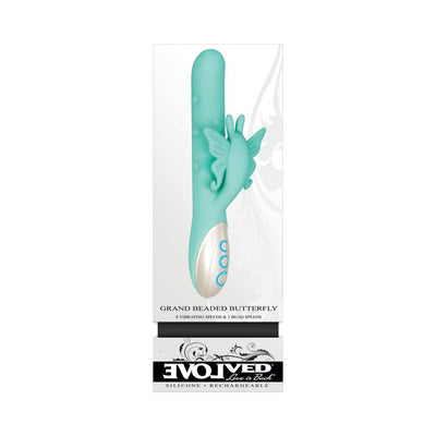 Evolved Grand Beaded Butterfly Green - SexToy.com