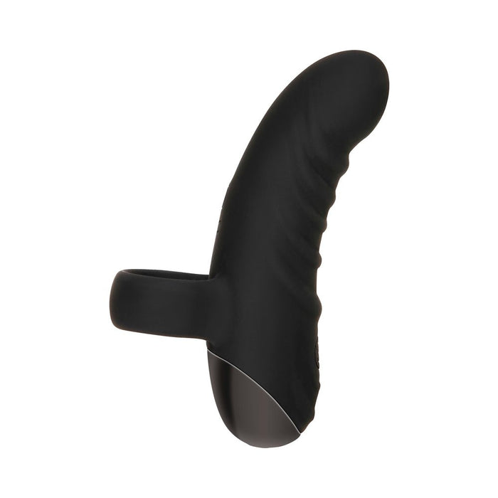 Evolved Hooked On You Rechargeable Silicone Black - SexToy.com