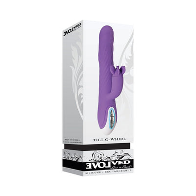 Evolved Tilt-o-whirl Dual Vibe With Spinning Clit Stimulator 8 Vibe Functions And 5 Wave Functions I - SexToy.com