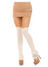 Extra Long Rib Knit Leg Warmers Os Ivory - SexToy.com