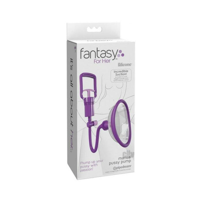 Fantasy For Her Manual Pussy Pump Purple | SexToy.com