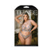 Fantasy Lingerie Tease Reese Butterfly Embroidered Crop Bustier & Matching Panty | SexToy.com