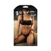 Fantasy Lingerie Vixen Do Not Disturb Pearl Bralette & Crotchless Pearl Thong Black O/s - SexToy.com