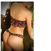 Fantasy Lingerie Vixen Heat Waves Floral Print Ruffled Bralette & Matching Thong Panty - SexToy.com