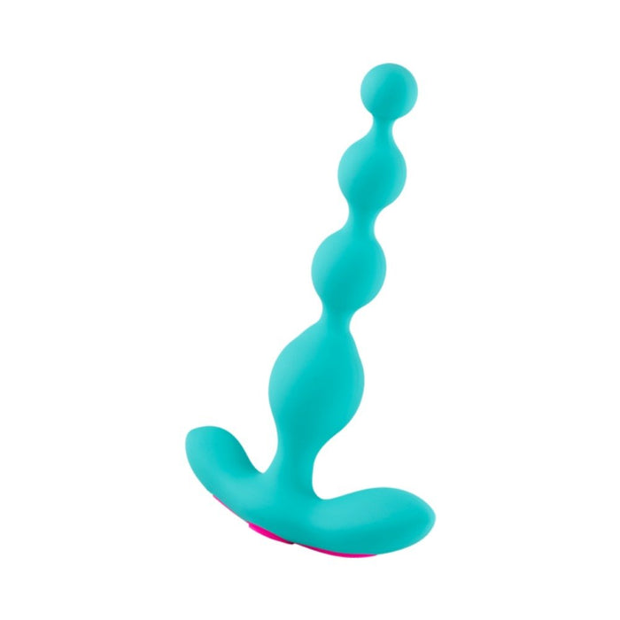 Femmefunn Funn Beads Vibrating Anal Beads Turquoise Blue | SexToy.com