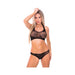 Festival Flirt Bra Set Black M/l - SexToy.com