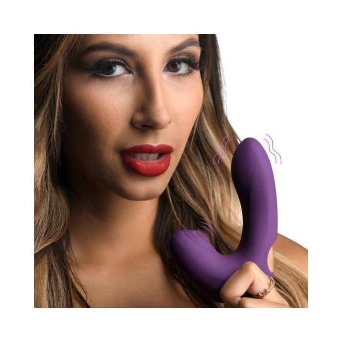 Finger-pulse Silicone Pulsing Finger Vibrator - SexToy.com