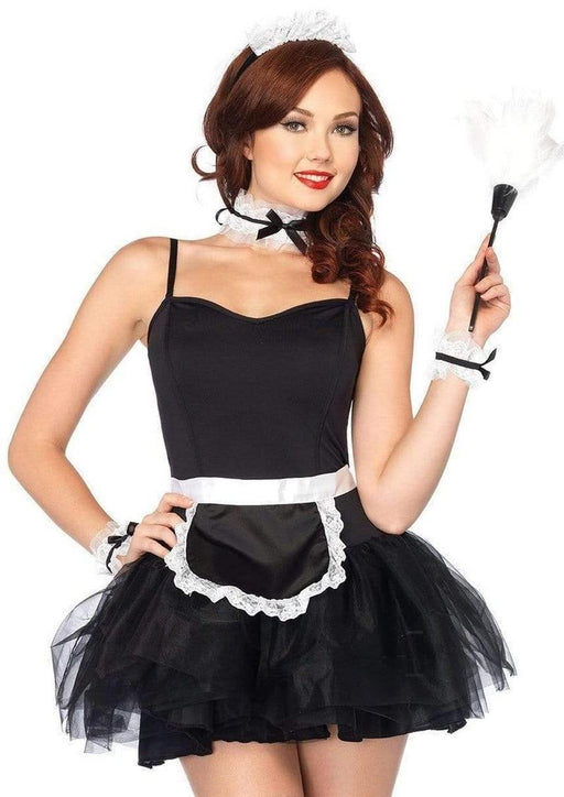 French Maid Kit 4pc Blk/wht - SexToy.com