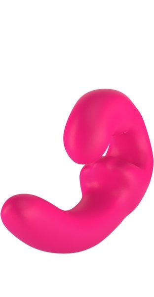 Fun Factory Sharevibe Vibrating Wearable Dildo - Pink | SexToy.com