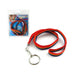 Gaysentials Rainbow Nylon Lanyard with Key Ring - SexToy.com