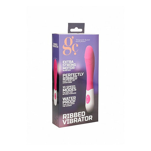 GC Ribbed Vibrator Pink - SexToy.com