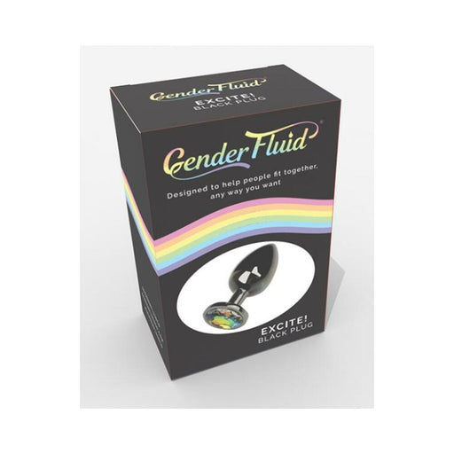 Gender Fluid Excite! Plug - Black - SexToy.com