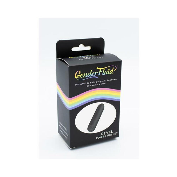 Gender Fluid Revel Power Bullet Matte Black | SexToy.com