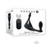 Gender X Back It Up Rechargeable Lasso C-ring And Plug With Remote Silicone Black - SexToy.com