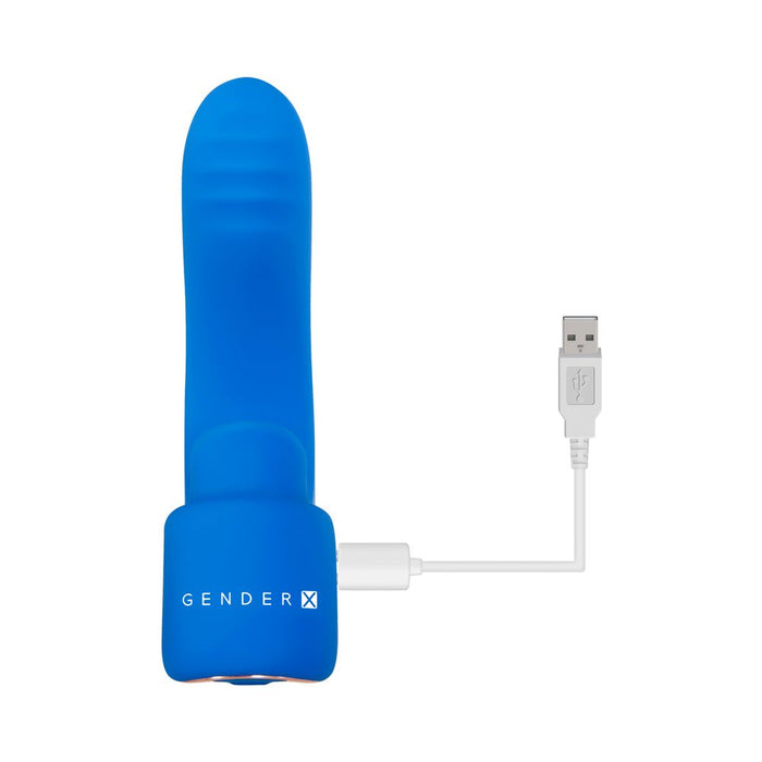 Gender X Flick It Finger Vibrator Blue | SexToy.com