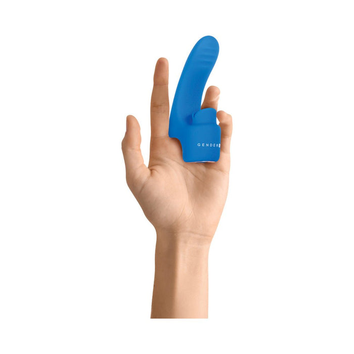 Gender X Flick It Finger Vibrator Blue | SexToy.com