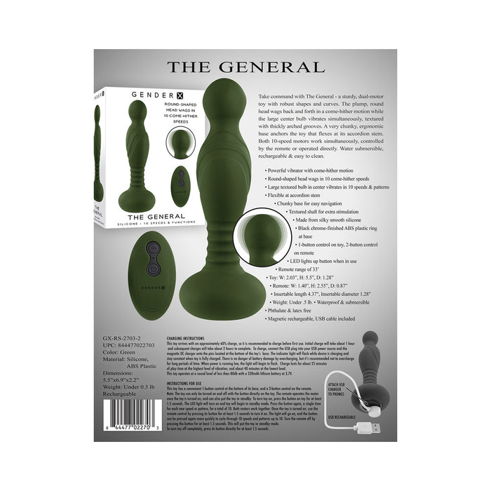 Gender X The General Green - SexToy.com