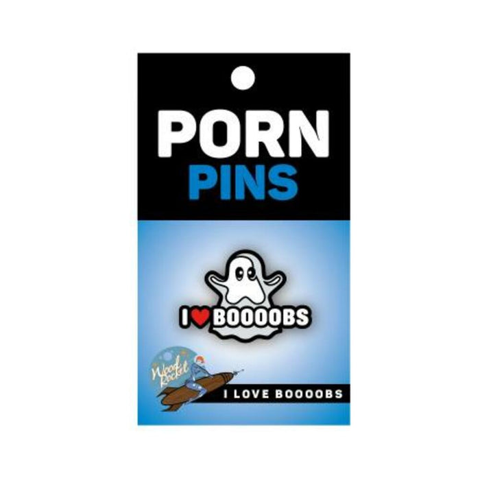 Ghost I Heart Boobs Pin (net) - SexToy.com