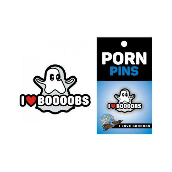 Ghost I Heart Boobs Pin (net) - SexToy.com