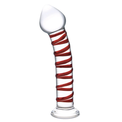 Glas Mr. Swirly Glass Dildo 8 In. - SexToy.com