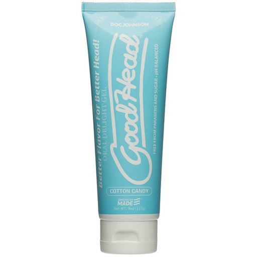 Goodhead - Oral Delight Gel - 4 Oz Tube - Cotton Candy - SexToy.com