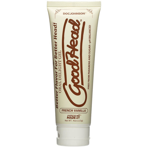 Goodhead - Oral Delight Gel - 4 Oz Tube - French Vanilla - SexToy.com