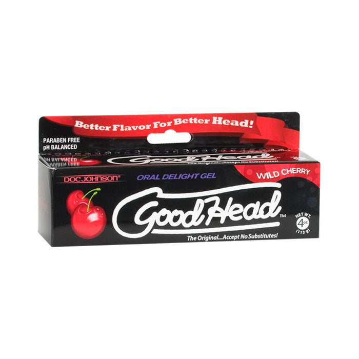 Goodhead Oral Delight Gel Wild Cherry 4oz | SexToy.com