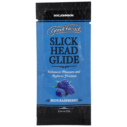 Goodhead Slick Head Blue Rasp 48pc Bulk - SexToy.com