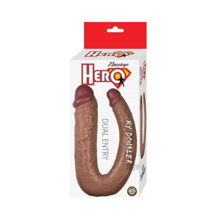 Hero My Doubler Double-ended Dildo Brown | SexToy.com