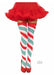 Holiday Ribbon Thigh High Os Rd/wht/gr - SexToy.com