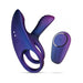 Hueman Infinity Ignite Vibrating Cock Ring - Purple - SexToy.com