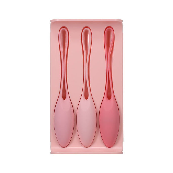 In A Bag Kegel Trainer 3-piece Set Pink - SexToy.com