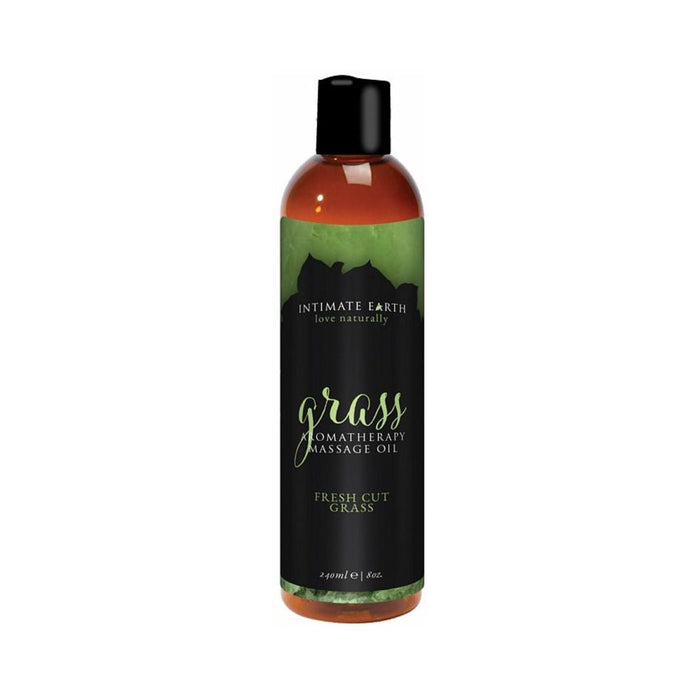 Intimate Earth Grass Massage Oil 8oz | SexToy.com