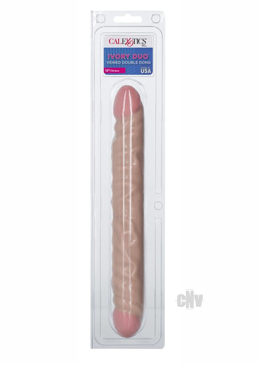 Ivory Duo 12veined Dbl Dong - SexToy.com