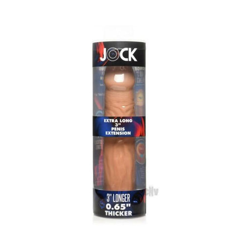 Jock Extra Long Penis Extension Sleeve 3in Medium - SexToy.com