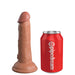 King Cock Elite Silicone Dual-density Cock 6 In. Tan - SexToy.com