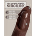 King Cock Elite Silicone Dual-density Cock 7 In. Brown - SexToy.com