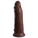 King Cock Elite Silicone Dual-density Cock 8 In. Brown - SexToy.com