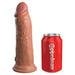 King Cock Elite Silicone Dual-density Cock 8 In. Tan - SexToy.com