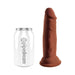 King Cock Plus 6 In. Triple Density Cock Brown - SexToy.com