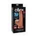 King Cock Plus 7 In. Triple Density Cock With Swinging Balls Tan - SexToy.com